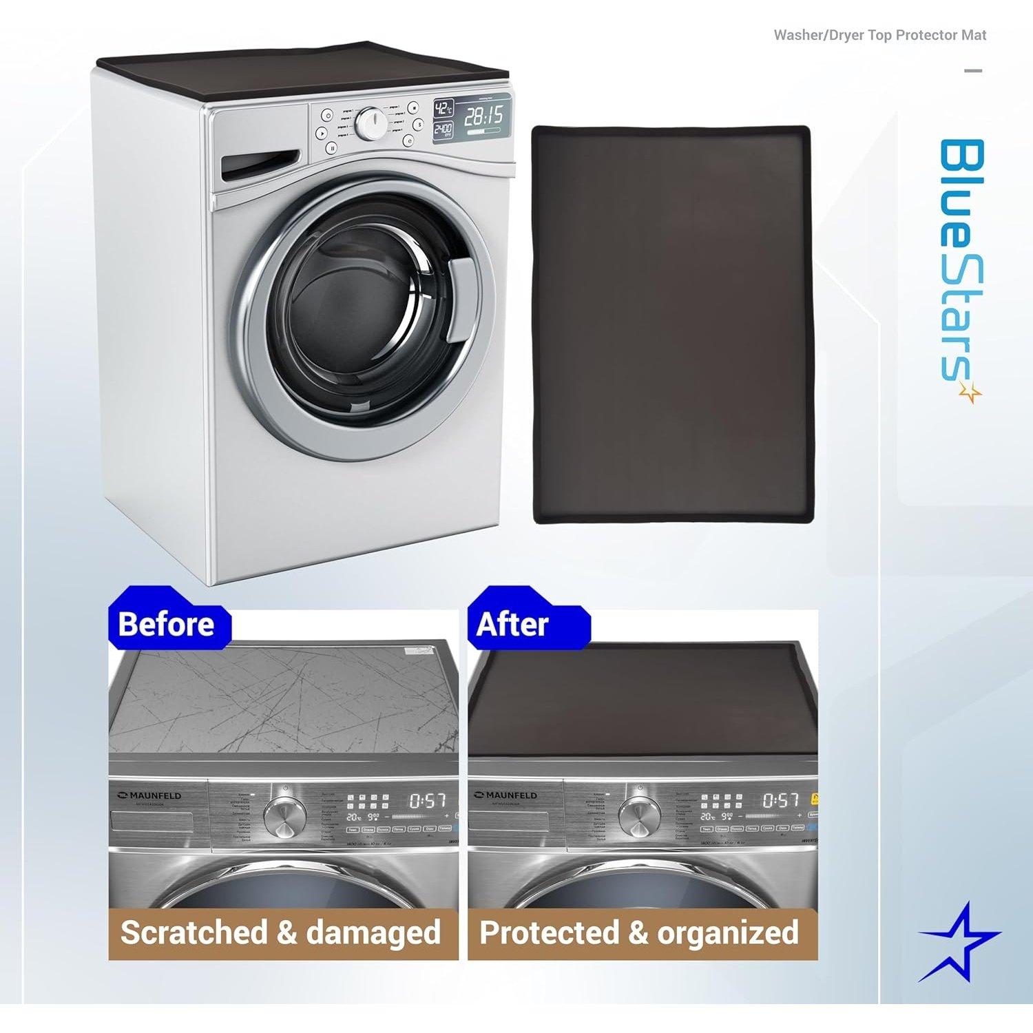 23.6" x 19.7" Silicone Washer Dryer Top Protector Mat image 2