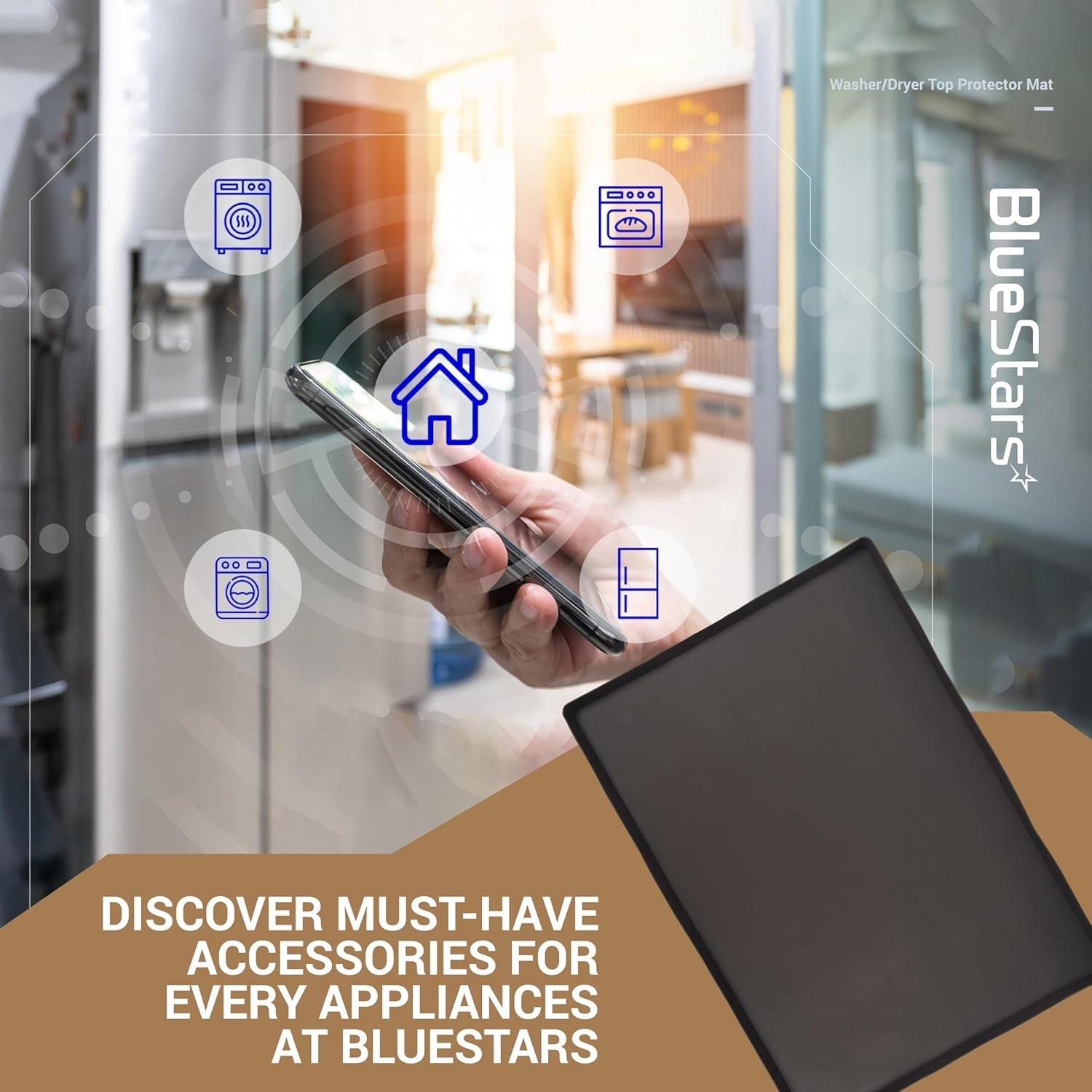 23.6" x 19.7" Silicone Washer Dryer Top Protector Mat image 3