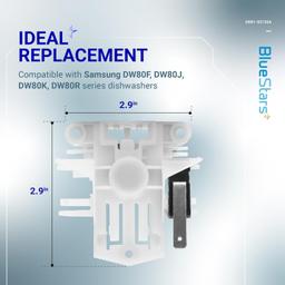 [Lifetime Warranty] DW80K7050UG DW80F600UTS DD81-02132A DD81-01629A DD81-01634B Dishwasher Door Latch - Compatible with Samsung DW80K5050UB DW80K5050US DW80J3020US DW80R5060US DW80R5061UG thumbnail 5