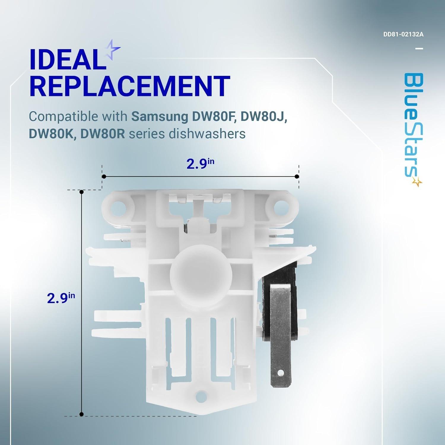 [Lifetime Warranty] DW80K7050UG DW80F600UTS DD81-02132A DD81-01629A DD81-01634B Dishwasher Door Latch - Compatible with Samsung DW80K5050UB DW80K5050US DW80J3020US DW80R5060US DW80R5061UG image 5