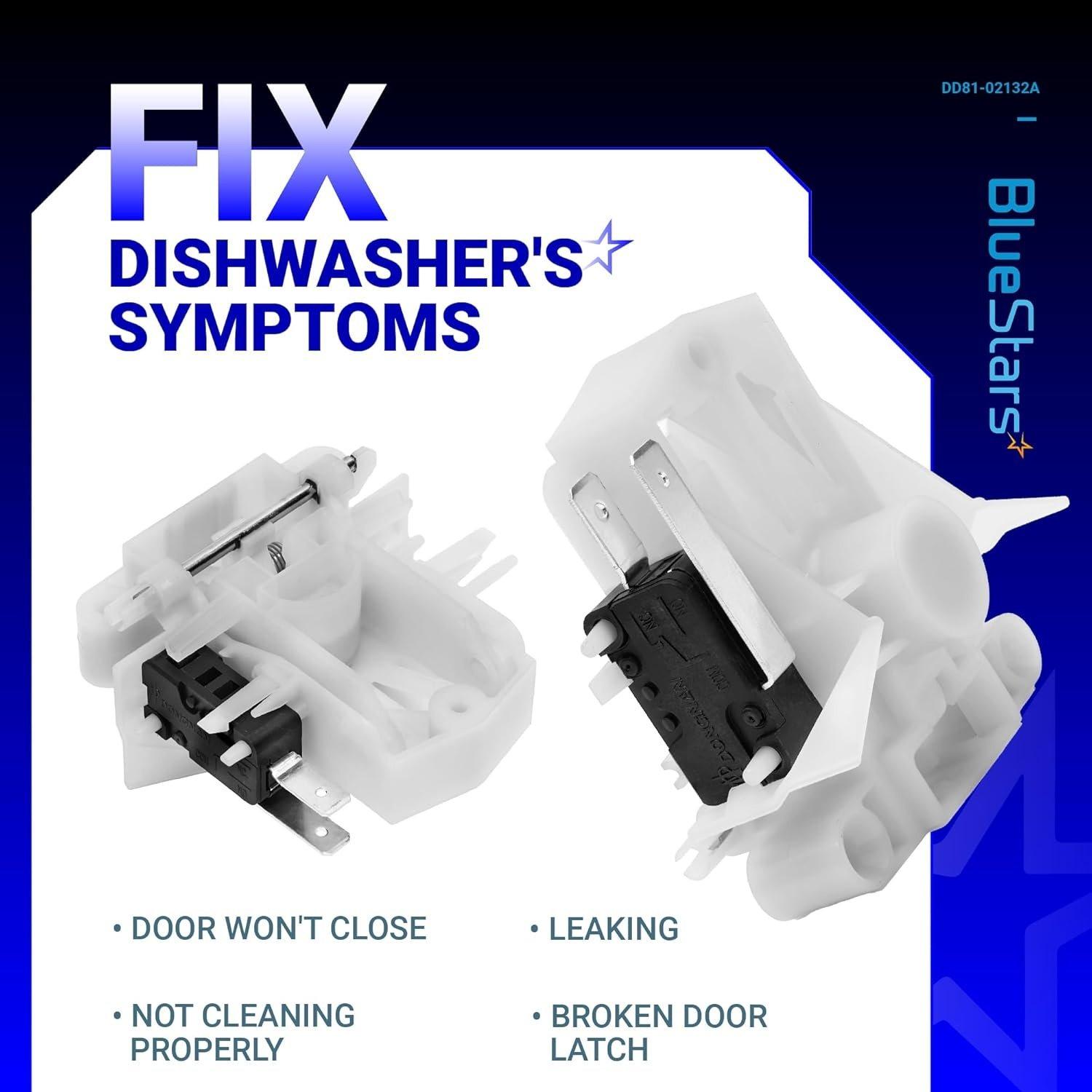 [Lifetime Warranty] DW80K7050UG DW80F600UTS DD81-02132A DD81-01629A DD81-01634B Dishwasher Door Latch - Compatible with Samsung DW80K5050UB DW80K5050US DW80J3020US DW80R5060US DW80R5061UG image 4