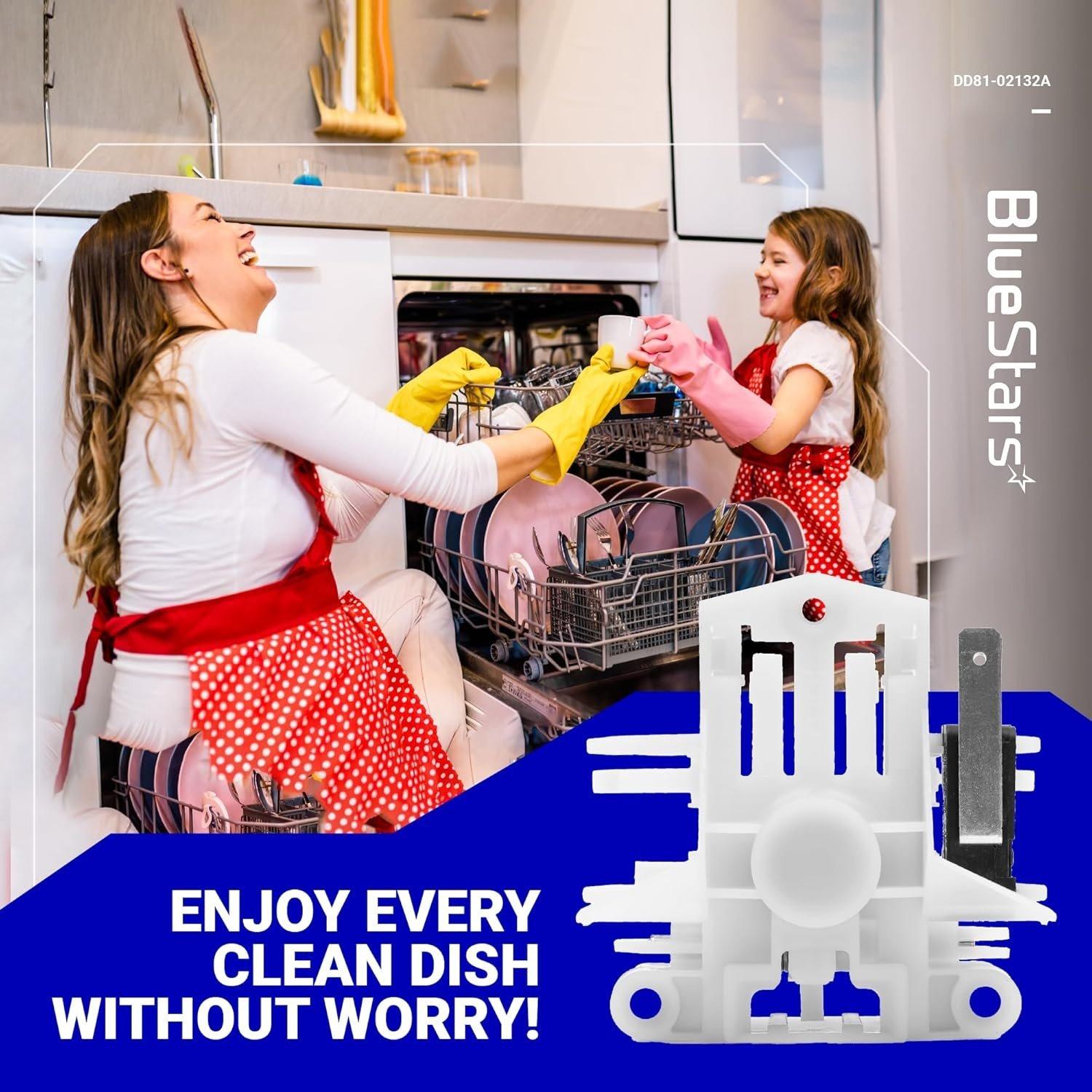 [Lifetime Warranty] DW80K7050UG DW80F600UTS DD81-02132A DD81-01629A DD81-01634B Dishwasher Door Latch - Compatible with Samsung DW80K5050UB DW80K5050US DW80J3020US DW80R5060US DW80R5061UG image 1