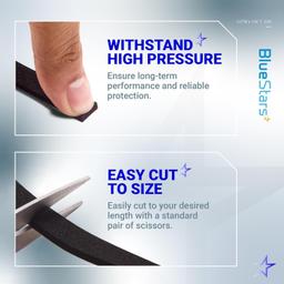 [Lifetime Warranty] Adhesive Door & Window Foam Tape 1/2"W x 1/8" T 33ft thumbnail 4