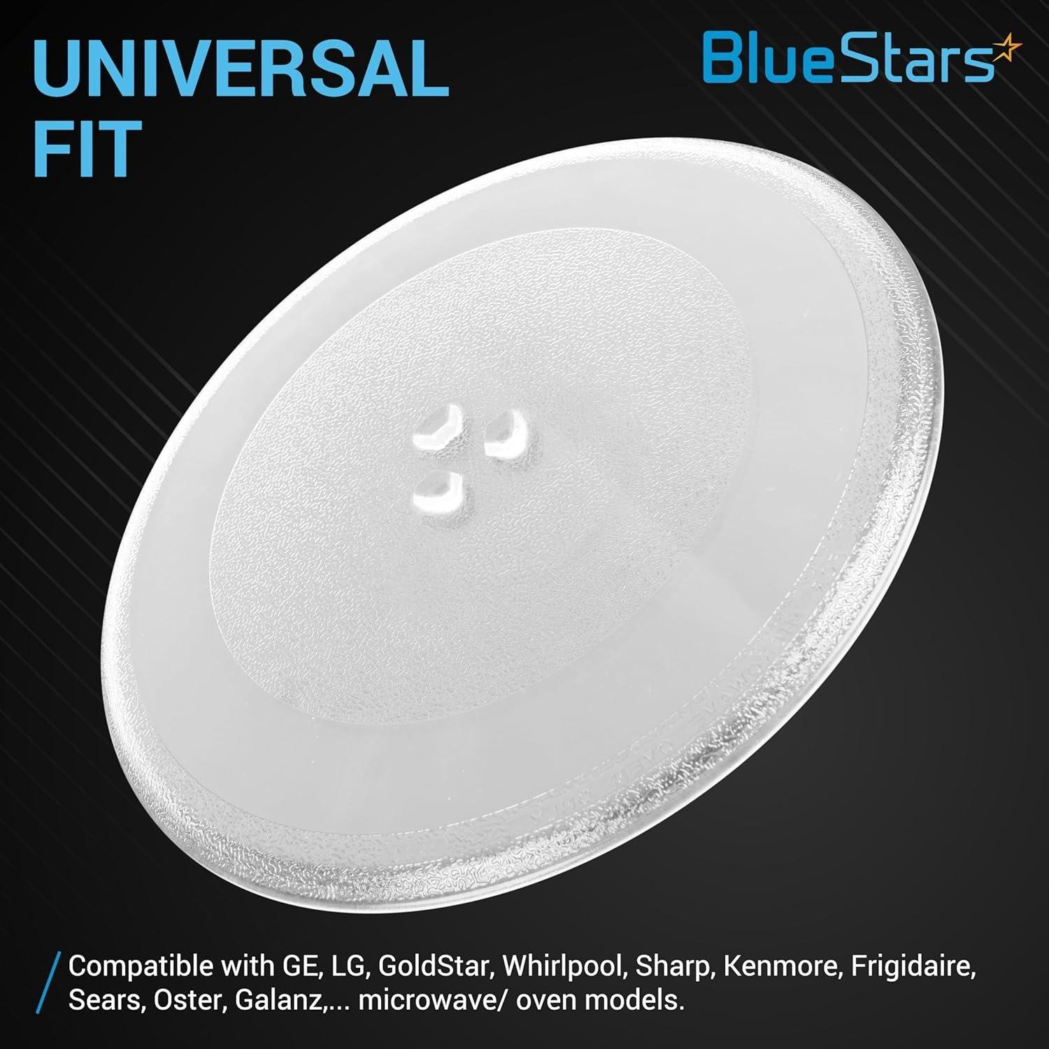 [Lifetime Warranty] 12.75" / 32.5cm Microwave Glass Plate - Replaces 1B71961F 507049 WB49X10074 1B71961H, Compatible with GE LG GoldStar Whirlpool Sharp Kenmore, Y-Type Turntable Tray image 5