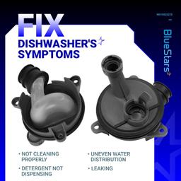 [Lifetime Warranty] WD19X25278 Dishwasher Diverter Valve Kit - Compatible with General Electric GE Dishwashers - Replaces WD00X25260, WD18X21678, WD19X25259, WD00X25260, 4922277, AP6871922, PS12710077 thumbnail 4