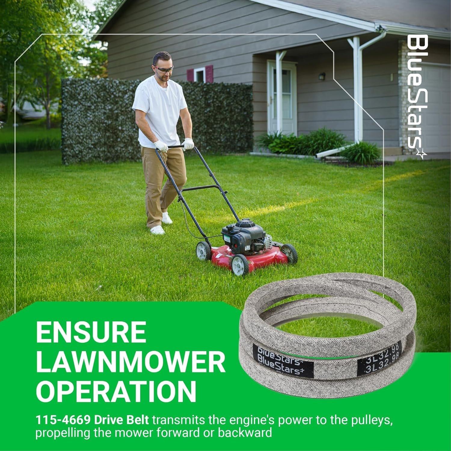 [Lifetime Warranty] 115-4669 Drive Belt - Compatible with 22 inch Toro Recycler Lawn Mower image 1