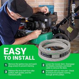 [Lifetime Warranty] 115-4669 Drive Belt - Compatible with 22 inch Toro Recycler Lawn Mower thumbnail 7