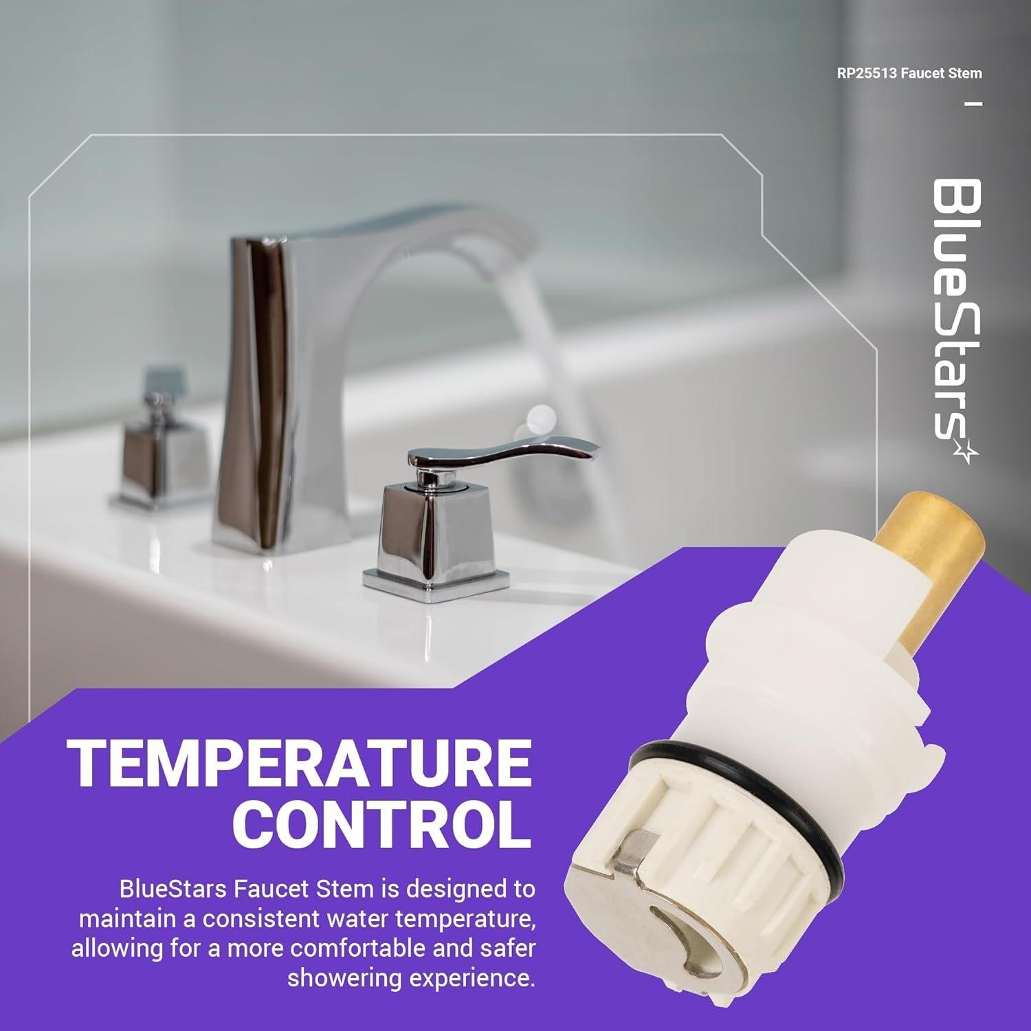 [Lifetime Warranty] RP25513 Faucet Stem Compatible with Delta Faucet - Pack of 2 image 6