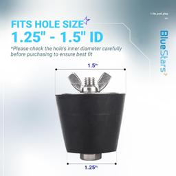 1.5" Rubber Pool Plug thumbnail 6