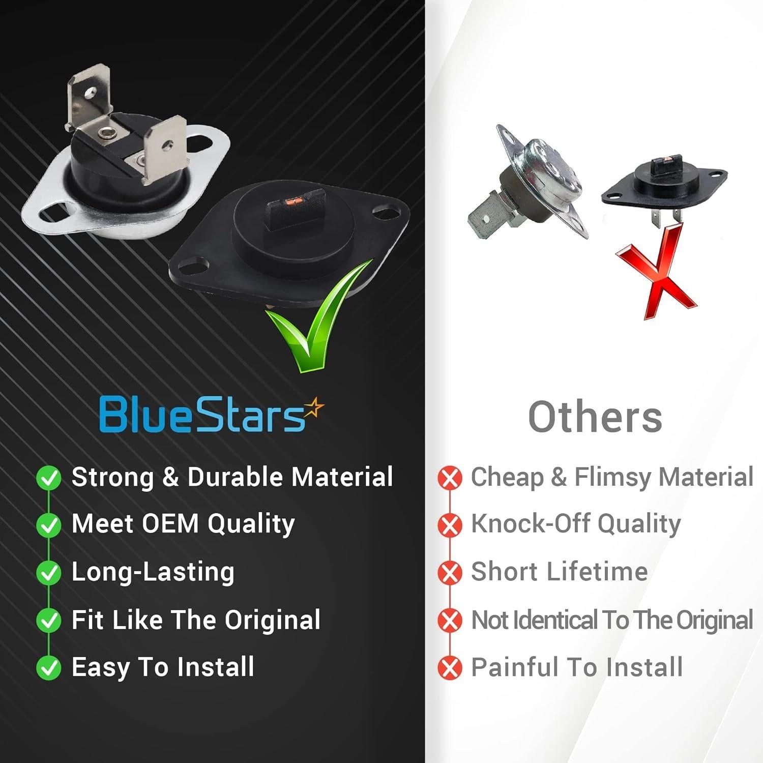 [Lifetime Warranty] DC47-00016A Dryer Thermal Fuse Thermostat & DC32-00007A Dryer Thermistor Replacement - For Samsung & Kenmore Dryers - Replaces AP4201716 PS4204984 AP4201894 PS4205213 image 1