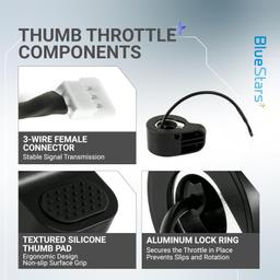 [Lifetime Warranty] Electric Scooter Thumb Throttle Compatible with GXL V2/Apex/Apex Pro/Apex XL/XR Elite thumbnail 5