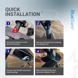 [Lifetime Warranty] Electric Scooter Thumb Throttle Compatible with GXL V2/Apex/Apex Pro/Apex XL/XR Elite thumbnail 7