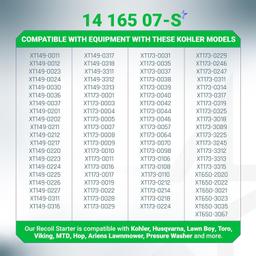 [Lifetime Warranty] 14 165 07-S Recoil Starter Pull Start Kohler thumbnail 4