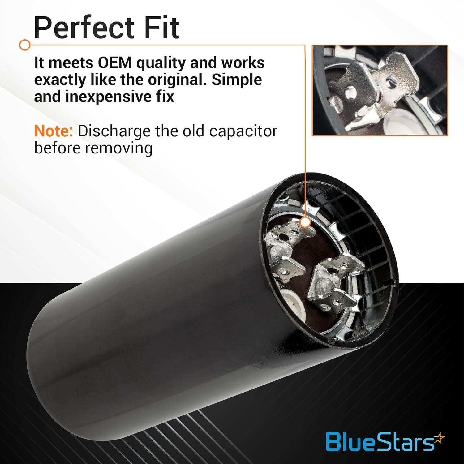 145-175 uF MFD 50/60 Hz 220-250 VAC Volts Round Start Capacitor image 2