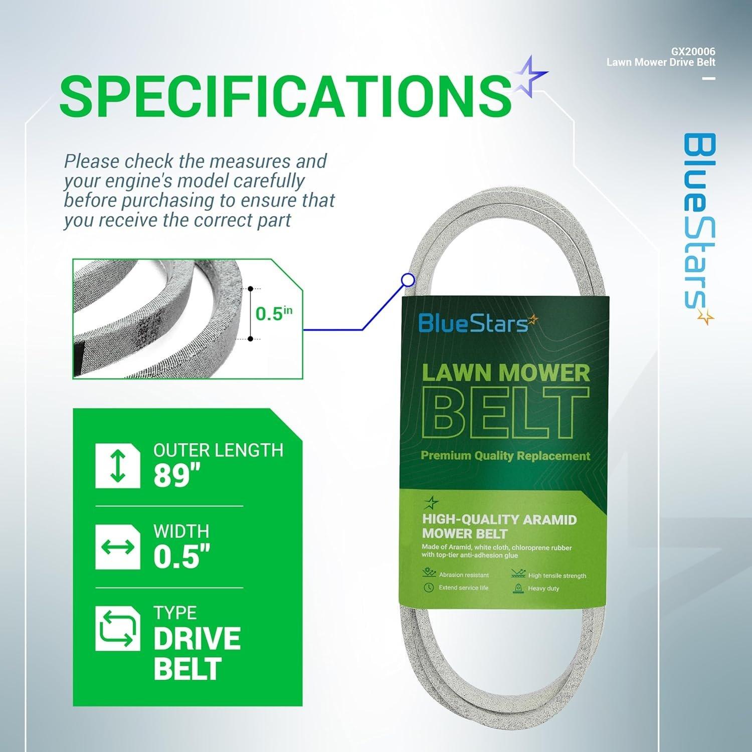 [Lifetime Warranty] GX20006 Lawn Mower Belt image 4