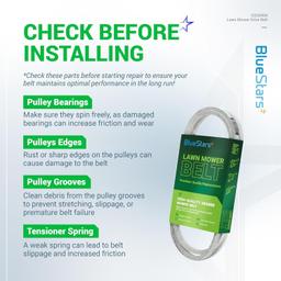 [Lifetime Warranty] GX20006 Lawn Mower Belt thumbnail 2