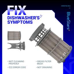 [Lifetime Warranty] 645038 Dishwasher Drain Mesh Micro Filter - Compatible with Bosch Thermador Kenmore Dishwashers - Replaces 00651097 1560725 AH3479708 AP4339631 PS8730270 thumbnail 5