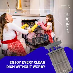 [Lifetime Warranty] 645038 Dishwasher Drain Mesh Micro Filter - Compatible with Bosch Thermador Kenmore Dishwashers - Replaces 00651097 1560725 AH3479708 AP4339631 PS8730270 thumbnail 4