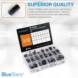 [Lifetime Warranty] 24-Value Aluminum Electrolytic Capacitor 500 pcs thumbnail 1