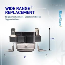 [Lifetime Warranty] 137032600 134120900 Dryer Thermal Limiter & 3204267 Thermostat Replacement Kit - Compatible with Frigidaire & Kenmore Dryers - Replace 3205659 1489053 AP4368739 thumbnail 2