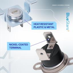 [Lifetime Warranty] 137032600 134120900 Dryer Thermal Limiter & 3204267 Thermostat Replacement Kit - Compatible with Frigidaire & Kenmore Dryers - Replace 3205659 1489053 AP4368739 thumbnail 6