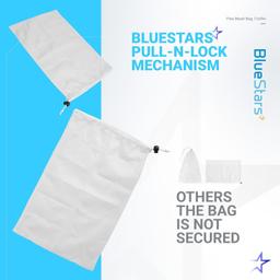 Pool Vacuum Cleaner Mini Fine Mesh Bag 12 x 9” with Pull-N-Lock Cord thumbnail 2