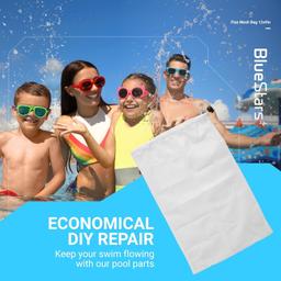 Pool Vacuum Cleaner Mini Fine Mesh Bag 12 x 9” with Pull-N-Lock Cord thumbnail 3