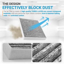 CF11966 CP966 Activated Cabin Carbon Air Filter thumbnail 2