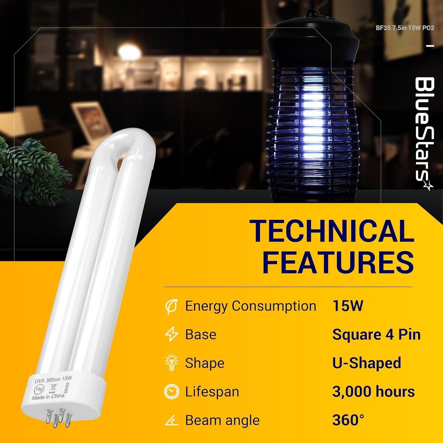 [Lifetime Warranty] BF35 Black Light Bulb FUL15W BL 15W image 4
