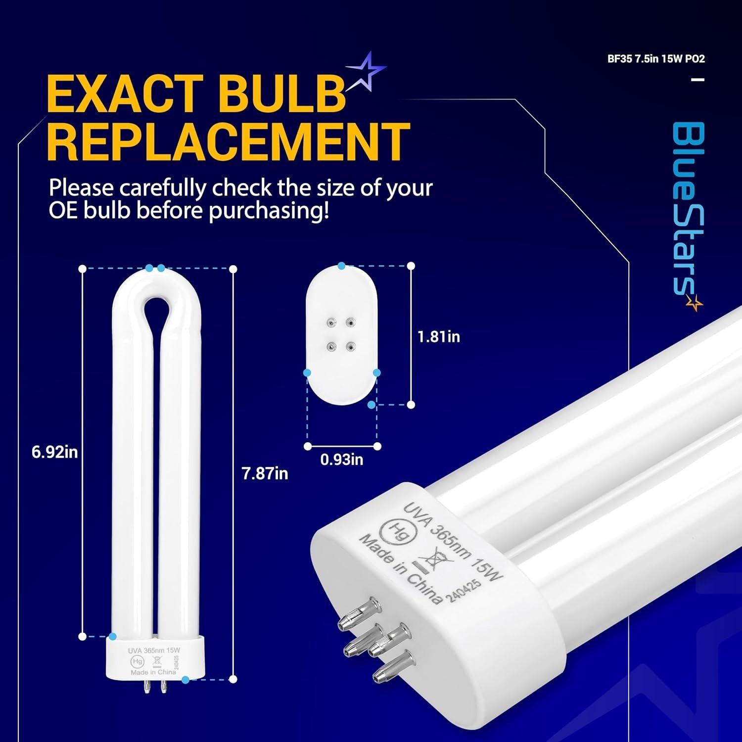 [Lifetime Warranty] BF35 Black Light Bulb FUL15W BL 15W image 3