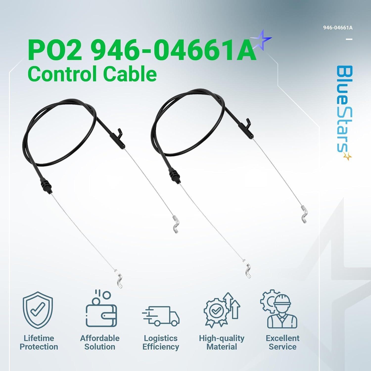 2 pcs 946-04661A Control Cable image 2