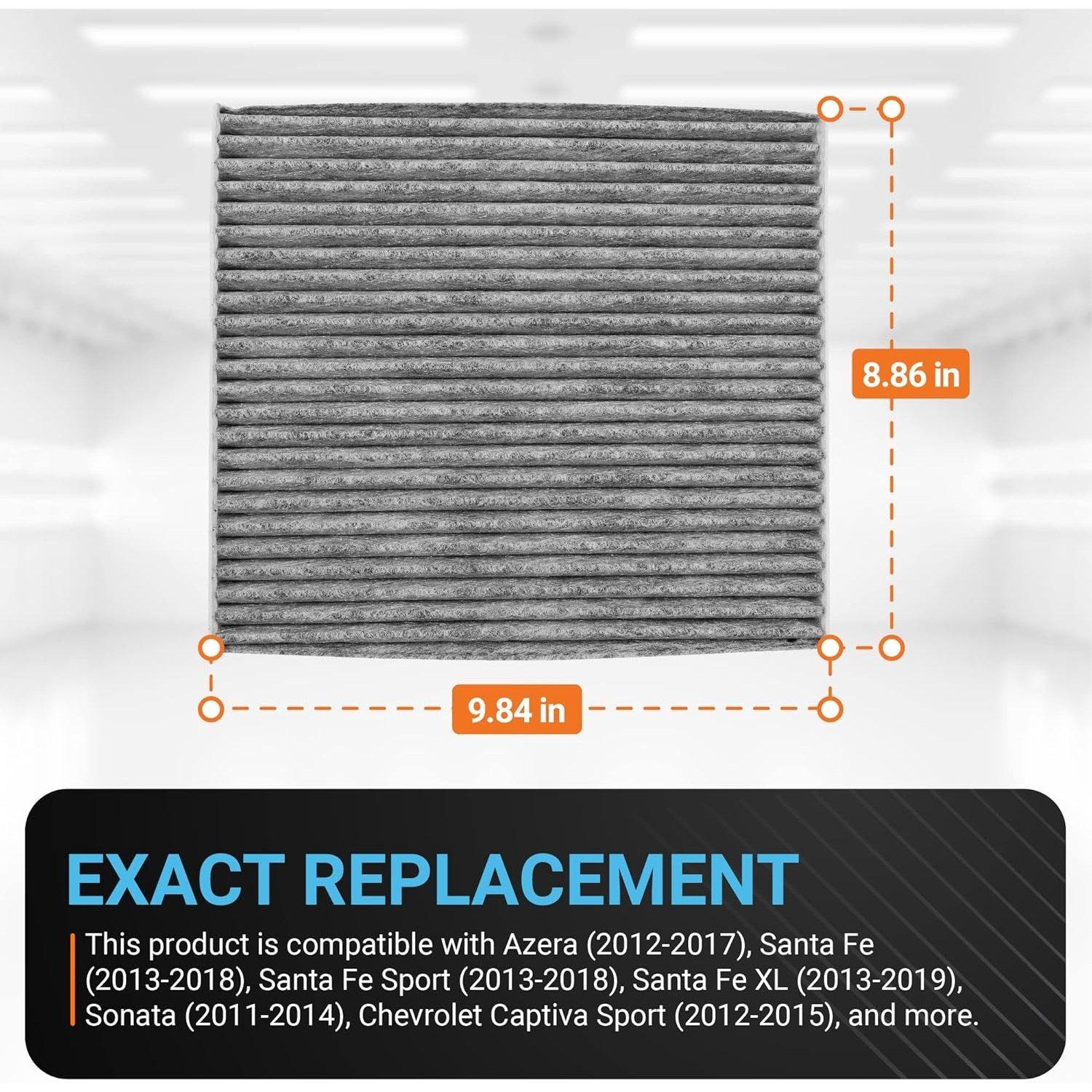[Lifetime Warranty] CF11819 CP819 Activated Cabin Carbon Air Filter image 1