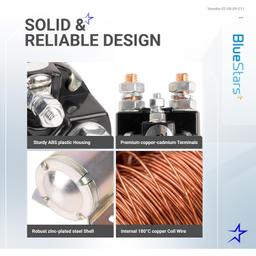 [Lifetime Warranty] 12V Gas Golf Cart Starter Solenoid Yamaha thumbnail 5