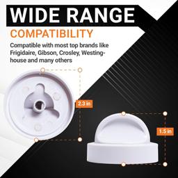 [Lifetime Warranty] 131873500 Dryer Timer Knob Switch Replacement - Compatible with Frigidaire Dryers - Replaces 134042600 PS418921 AP2107778 - Pack of 2 thumbnail 4