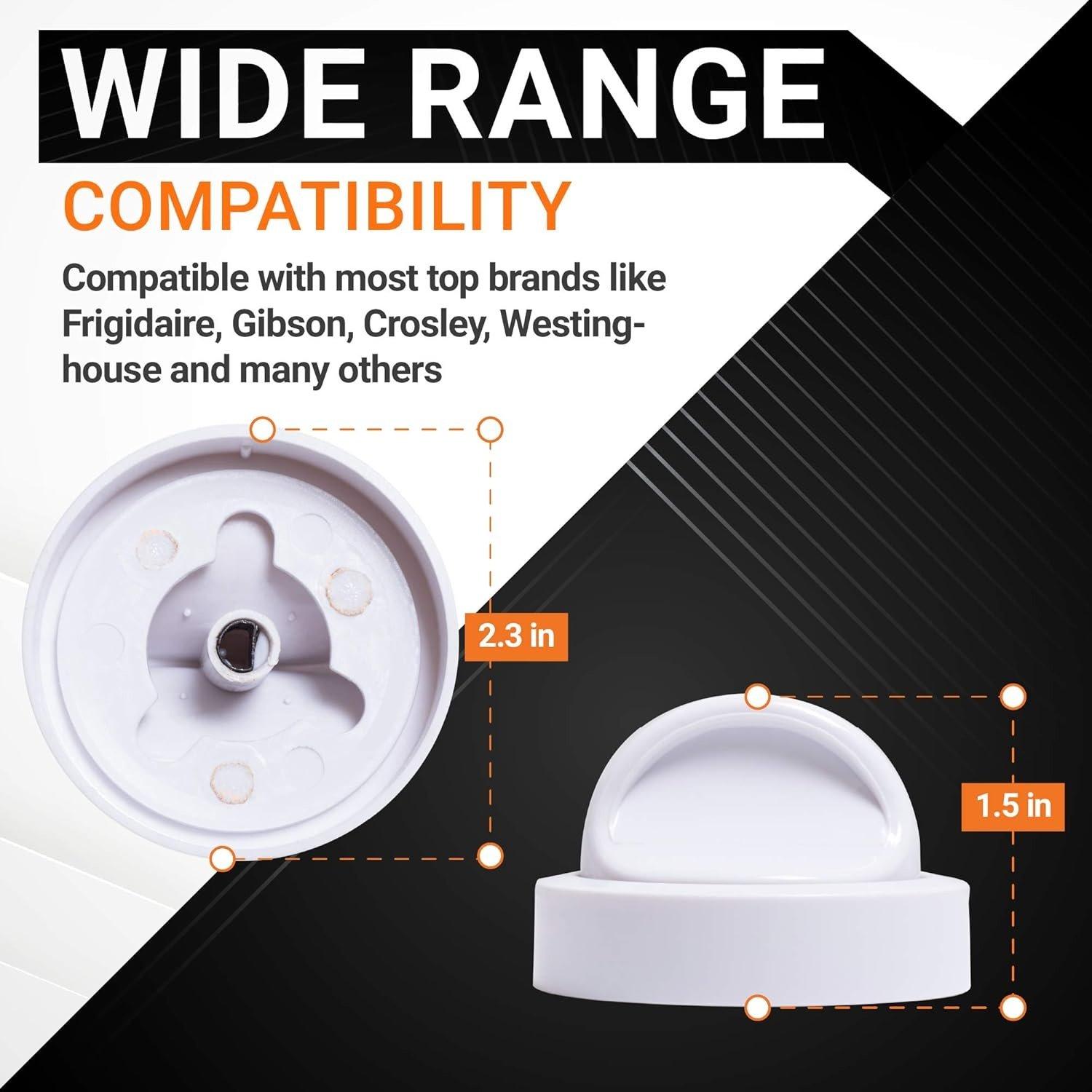 [Lifetime Warranty] 131873500 Dryer Timer Knob Switch Replacement - Compatible with Frigidaire Dryers - Replaces 134042600 PS418921 AP2107778 - Pack of 2 image 4