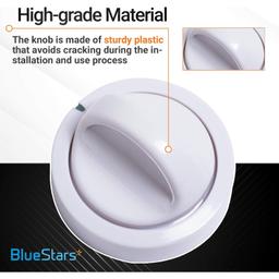 [Lifetime Warranty] 131873500 Dryer Timer Knob Switch Replacement - Compatible with Frigidaire Dryers - Replaces 134042600 PS418921 AP2107778 - Pack of 2 thumbnail 1