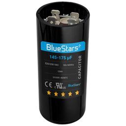 [Lifetime Warranty] 145-175 uF MFD 220-250 VAC CD60 50/60 Hz Round Motor Start Capacitor - Fits Pool Pump, Well Pump thumbnail 0