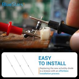 [Lifetime Warranty] 1N34A 1N34 Schottky Barrier Rectifier Blocking Diodes 50mA 65V thumbnail 1
