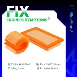 [Lifetime Warranty] 0J8478 Air Filter - Pack of 2 thumbnail 3