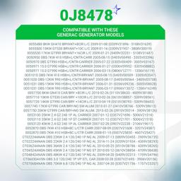 [Lifetime Warranty] 0J8478 Air Filter - Pack of 2 thumbnail 8