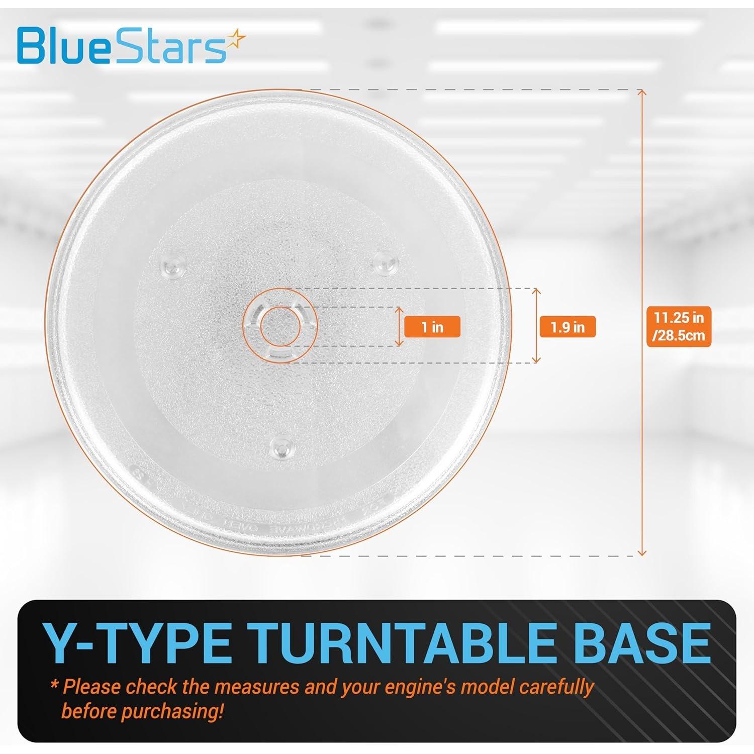 [Lifetime Warranty] 11.25" / 28.5cm Microwave Glass Plate - Replaces WB49X10097 WB39X0078 WB49X10034 EAP651544 PS651544 - Universal Fit 11-1/4" Samsung LG Hotpoint Microwaves Ovens image 5