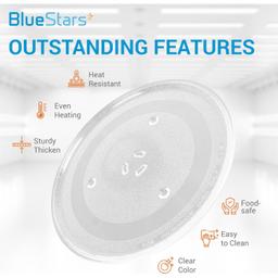 [Lifetime Warranty] 11.25" / 28.5cm Microwave Glass Plate - Replaces WB49X10097 WB39X0078 WB49X10034 EAP651544 PS651544 - Universal Fit 11-1/4" Samsung LG Hotpoint Microwaves Ovens thumbnail 3