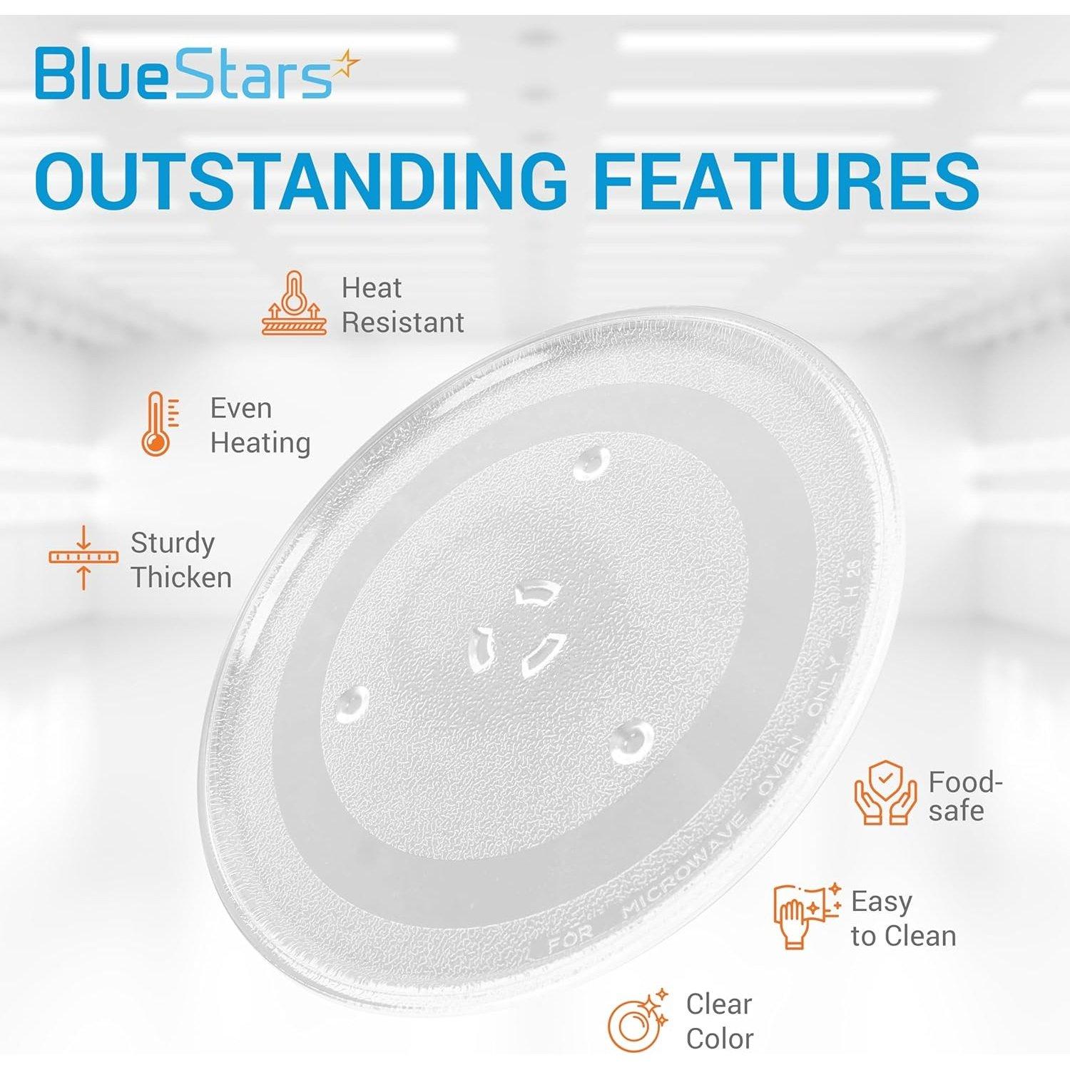 [Lifetime Warranty] 11.25" / 28.5cm Microwave Glass Plate - Replaces WB49X10097 WB39X0078 WB49X10034 EAP651544 PS651544 - Universal Fit 11-1/4" Samsung LG Hotpoint Microwaves Ovens image 3