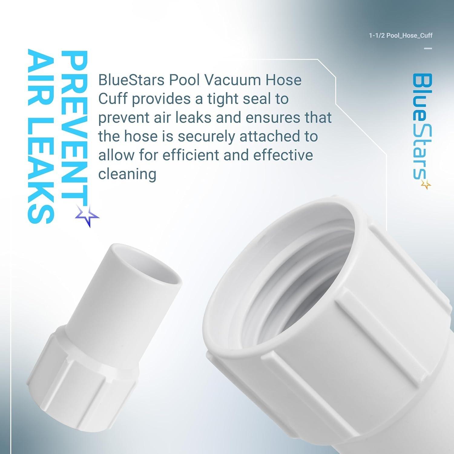 [Lifetime Warranty] 1-1/2 Inch Pool Vacuum Hose Cuff, Pack of 4 image 5