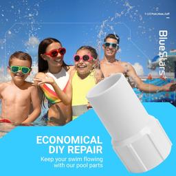 [Lifetime Warranty] 1-1/2 Inch Pool Vacuum Hose Cuff, Pack of 4 thumbnail 2