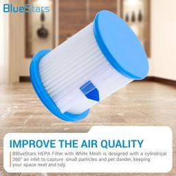 [Lifetime Warranty] HEPA Filter with White Mesh for INSE N5S N5T S6T S6P Pro S610/ TMA T120 T121 T151 T150 T220 T210 T181 T180 T220 Cordless Vacuum Cleaners - Pack of 4 + Brush thumbnail 6