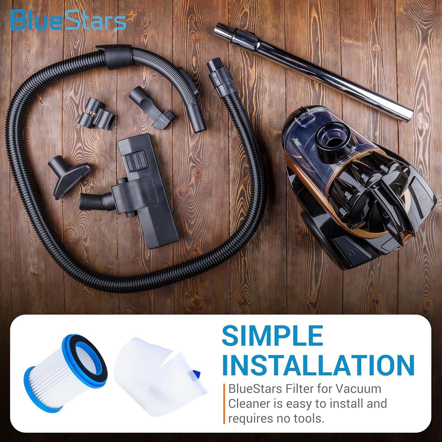 [Lifetime Warranty] HEPA Filter with White Mesh for INSE N5S N5T S6T S6P Pro S610/ TMA T120 T121 T151 T150 T220 T210 T181 T180 T220 Cordless Vacuum Cleaners - Pack of 4 + Brush image 3