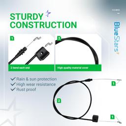 [Lifetime Warranty] 112-8818 Brake Cable for 20" Rear Bagging thumbnail 7