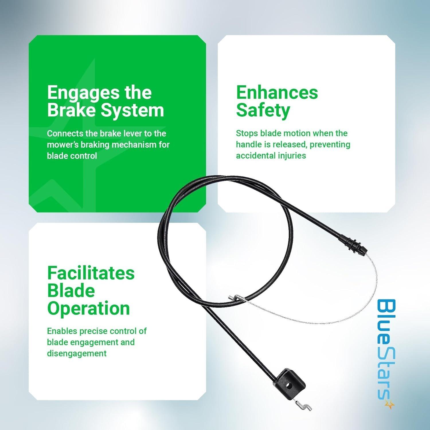 [Lifetime Warranty] 112-8818 Brake Cable for 20" Rear Bagging image 4