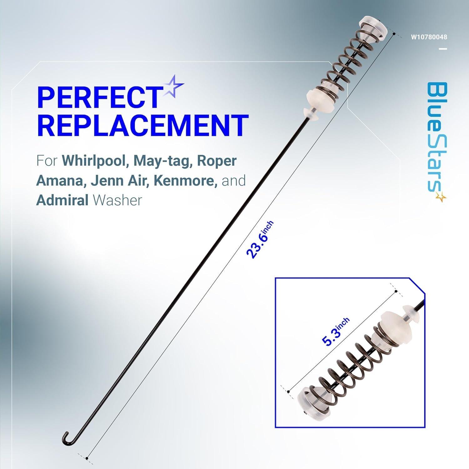 W10780048 Washer Suspension Rod Kit 23.6in image 6